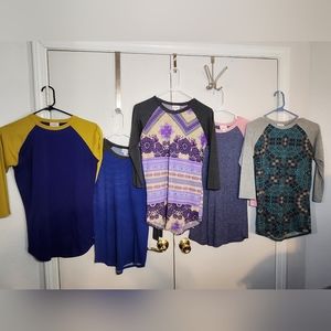Bundle of 5 LuLaRoe Randy Tops Size XXS